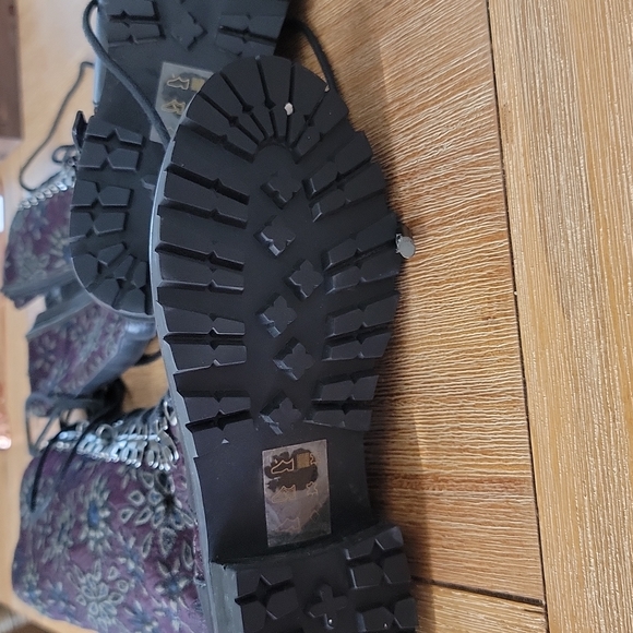 Alice and olive lace up tall combat boots - Picture 4 of 5